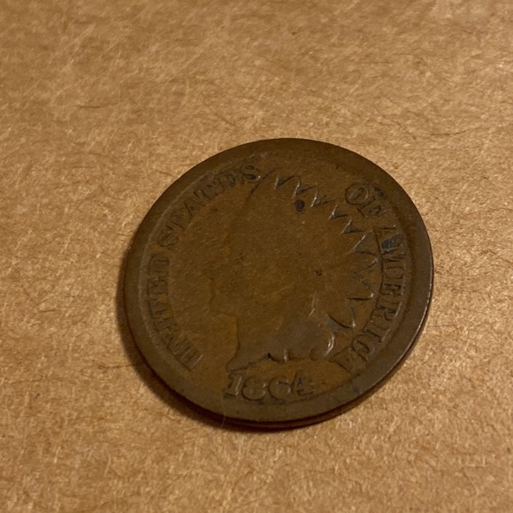 COLLECTIBLE VINTAGE 1864 INDIAN HEAD CENT